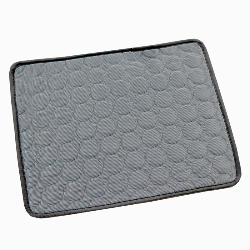 Pet cooling mat breathable summer pad dark grey
