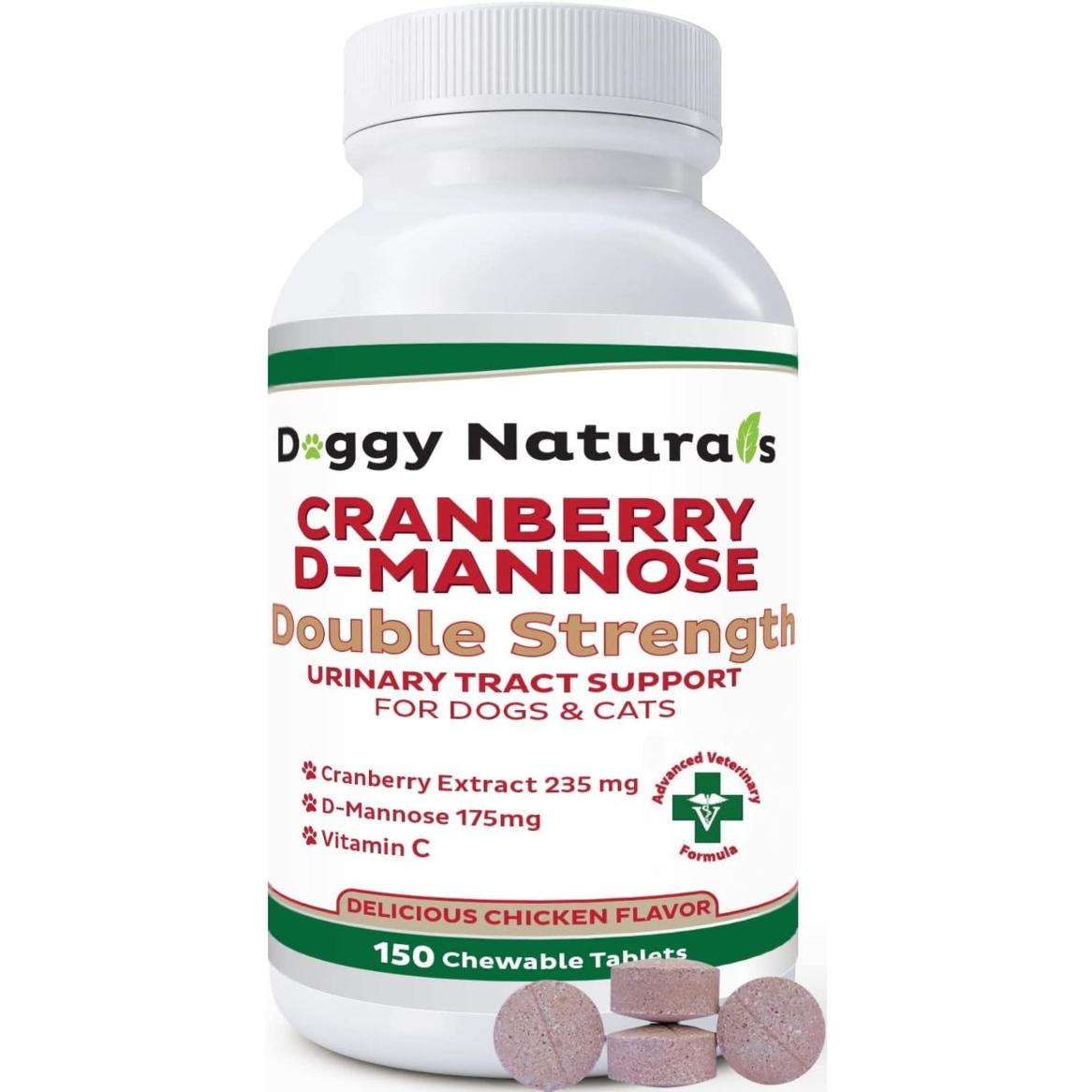 Senior Pet Cranberry D-Mannose Tablets – Urinary & Bladder Support