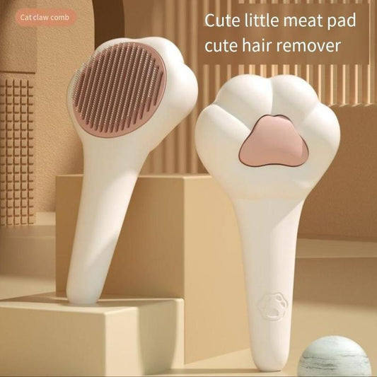 Grooming Essentials Bundle — Paw Brush + Pink Nail Scissors