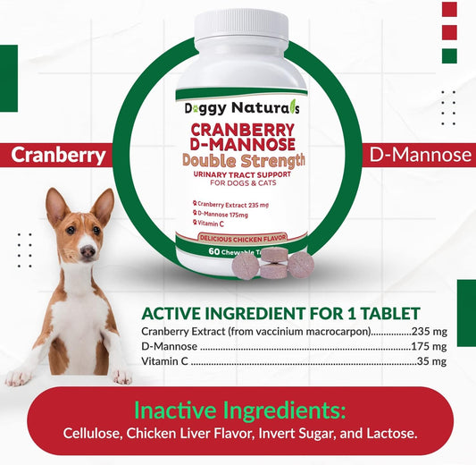 Senior Pet Cranberry D-Mannose Tablets Ingredients