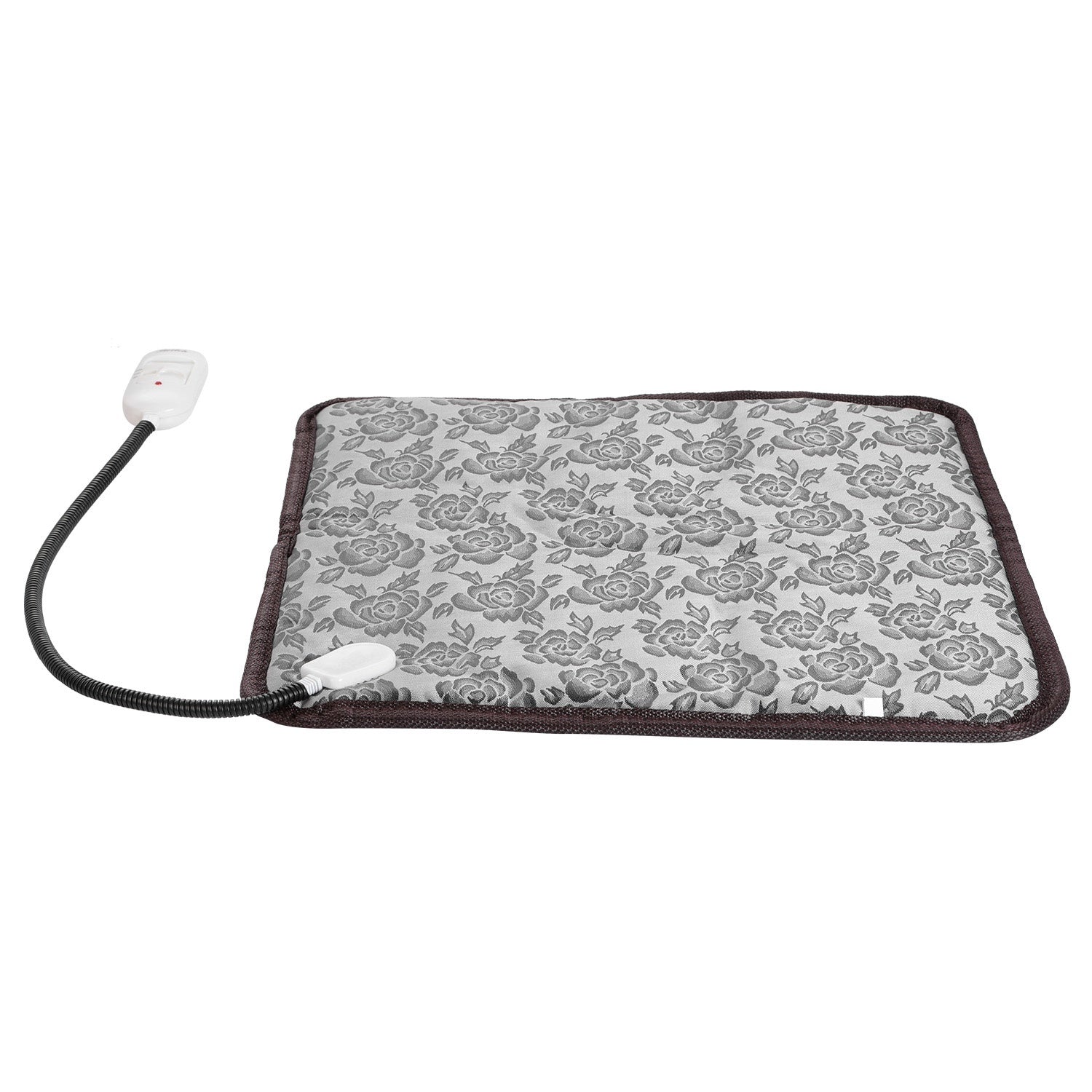 Electric pet heating pad with adjustable controller and chew-resistant cord